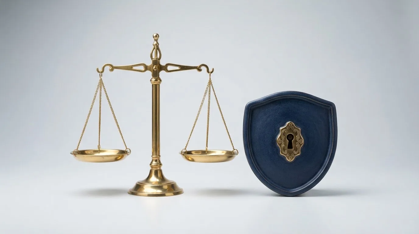 Logo stylisé de l'Autorité nationale des jeux à côté d'un symbole de balance de la justice