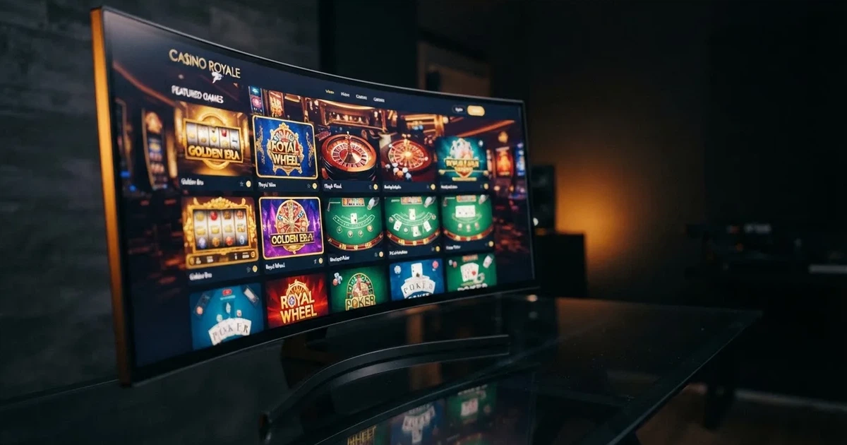 Logo et interface de jeux du fournisseur Pragmatic Play affichés sur un écran de casino en ligne